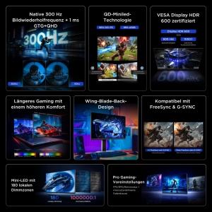 Monitor Gaming TCL 25G64, 25 inch, Full HD, 300Hz, HDR 600 nits - Img 2