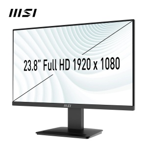 Monitor LCD VA Full HD 23.8 inch MSI Pro MP2412, 100Hz, Negru - Img 2