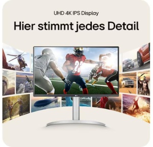 Monitor LG 27UP85ZK-W 27 inch 4K UHD IPS, DisplayHDR 400, USB-C - Img 3