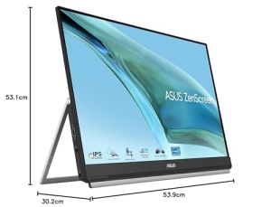 Monitor portabil ASUS ZenScreen MB249C 24 inch Full HD USB-C HDMI Negru - Img 16