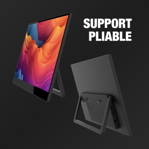 Monitor portabil Logicom NOMAD Touch 15,6 inch, FHD 1920x1080, IPS, USB-C - Img 4