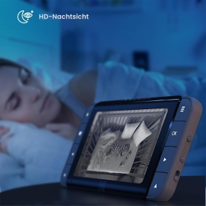 Monitor video pentru bebelusi KODAK Cherish C525P, display HD 5 inch, autonomie 6 ore - Img 2