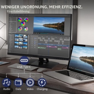 Monitor Viewsonic VP2756-2K, 68,6 cm (27 inch), WQHD, IPS, Negru - Img 3