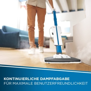 Mop cu aburi Polti Vaporetto SV620 Style, 1500 W, 15 accesorii, Albastru si Alb - Img 2