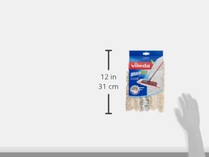 Mop cu cap de curatare Vileda WischMat Combi, 1 bucata, pentru curatare umeda si uscata - Img 3