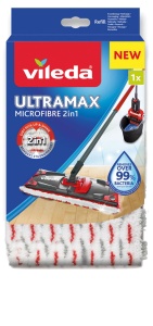 Mop cu microfibre Vileda Ultramax, 4 bucati, pentru toate suprafetele dure - Img 2