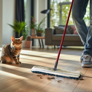 Mop de Curatenie Vileda cu Refolosire, Microfibra, Alb si Albastru - Img 2
