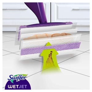 Mop umed Swiffer WetJet, compatibil cu toate suprafetele, usor de utilizat, ambalaj refill - Img 6