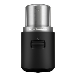 Moulineta de cafea KitchenAid Go - 113 g, inox, fara acumulator, neagra