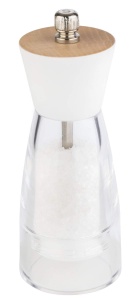 Moulineta de Sare APS Frida - 6 x 15.5 cm, Inox si Capac din Lemn, Reglare Stufenlos - Img 1