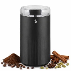Moulineta electrica Beper P102ROB120, 200 W, capacitate 60 g, negru