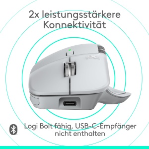 Mouse Bluetooth Logitech MX Master 4 pentru Mac, ergonomic, 8K DPI, negru - Img 6