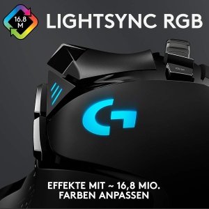 Mouse de gaming Logitech G502 HERO, 16000 DPI, RGB, 11 butoane, negru - Img 7