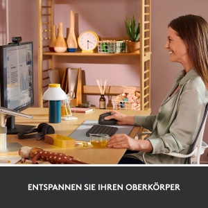 Mouse ergonomic vertical Logitech Lift, wireless, compatibil WindowsmacOS, gri - Img 5