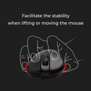 Mouse Gaming Ergonomic BenQ Zowie EC3-CW, Wireless, Negru, 24 Niveluri - Img 9