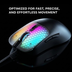 Mouse Gaming Mars Gaming MM-Viper, 56g, RGB, 12800 DPI, Negru - Img 3