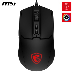 Mouse gaming MSI Forge GM100, 6400 DPI, RGB LED, 7 butoane, cablu USB 1.5 m - Img 3
