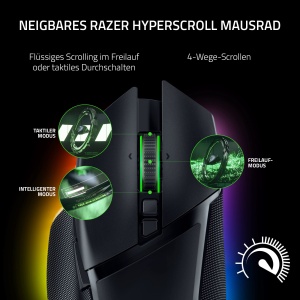 Mouse gaming Razer Basilisk V3 Pro, wireless, negru, 13 zone iluminare RGB - Img 2