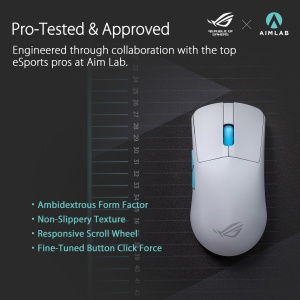 Mouse Gaming Wireless ASUS ROG Harpe Ace Aim Lab Edition Alb RGB 36000 DPI 54g - Img 2