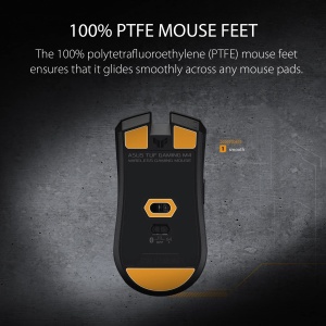 Mouse Gaming Wireless ASUS TUF Gaming M4, 12000 DPI, 62g, Dual-Konnektivitate - Img 6