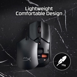 Mouse gaming wireless HyperX Pulsefire Haste 2 Core 70g 12000 DPI RGB Negru - Img 5