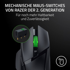 Mouse gaming wireless Razer Basilisk V3 X HyperSpeed, 9 butoane personalizabile, senzor optic 18K, negru - Img 7