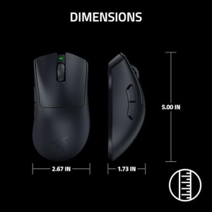 Mouse gaming wireless Razer DeathAdder V3 Pro, ultra-usor 63g, senzor optic 30K, negru - Img 12