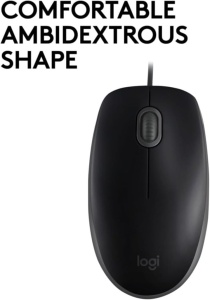 Mouse Logitech B110 Silent USB 1000 DPI Negru - Img 4
