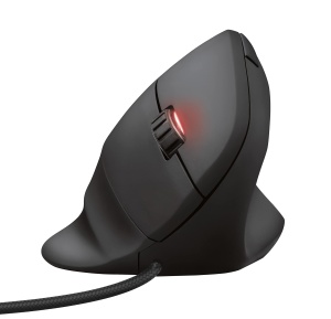 Mouse vertical pentru jocuri Trust Gaming GXT 144 Rexx, 10.000 DPI, 6 butoane programabile, iluminare LED RGB, design ergonomic Prevenirea bratului mouse-ului/cotului de tenis (sindromul RSI) - negru - Img 7