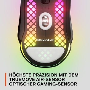 Mouse wireless gaming SteelSeries Aerox 5 RGB ultralight 9 butoane Bluetooth24 GHz - Img 8