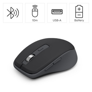 Mouse wireless Hama WM-450 Negru BluetoothFunk Multi Device 7 butoane - Img 2
