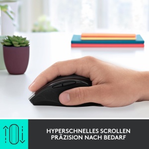 Mouse wireless Logitech M705 Marathon, 3 ani autonomie, design ergonomic - Img 3
