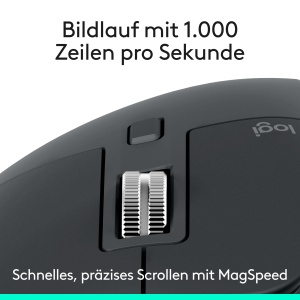 Mouse wireless Logitech MX Master 3S Grafit 8K DPI Ergonomic Bluetooth - Img 3