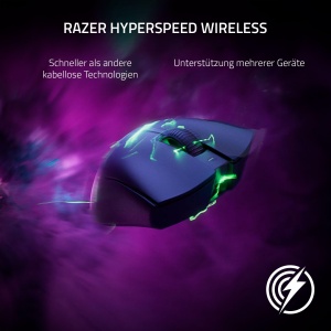 Mouse wireless Razer DeathAdder V3 Pro Alb 64g Ergonomic Esports - Img 9