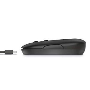 Mouse Wireless Reincarcabil Trust Puck, Bluetooth si Conexiune 2.4GHz prin Microreceptor USB, DPI Reglabil 800/1200/1600, Mouse Ergonomic, Wireless pentru PC/Mac/Computer/Laptop/MacBook - Negru - Img 12