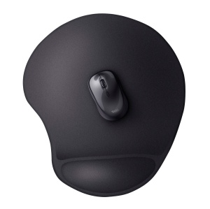Mousepad Ergonomic Trust Bigfoot XL cu Gel, 255 x 295 mm, Negru