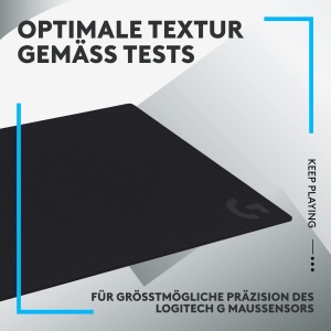 Mousepad gaming Logitech G640 suprafata textila optimizata antiderapant 460 x 400 x 3 mm - Img 4