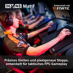 Mousepad Gaming Sony INZONE Mat-F, 480 x 400 mm, Negru, Rutschtfest - Img 3