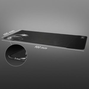 Mousepad XXL MSI Agility GD70, Suprafata Seidentexturata, 900 x 400 x 3 mm - Img 2