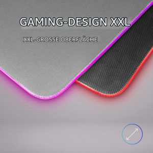 Mousepad XXL RGB Mars Gaming MMPRGB2S, 12 Modi Iluminare, 2 USB 2.0, Alb-Silver - Img 4