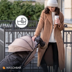 Muff pentru maini LIONELO HANDMUFF, fleece, impermeabil, universal - Img 8