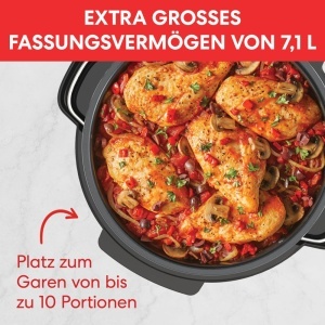 Multicooker Instant Pot 71L 4 Functii 800W Negru - Img 5