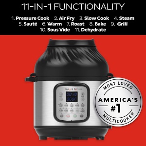 Multicooker Instant Pot Duo Crisp 11-in-1 7.6 L cu Friteuza cu Aer Cald - Img 2