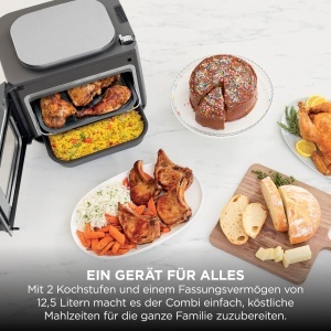 Multicooker Ninja Combi 12-in-1, 8 persoane, 1200W, culoare gri - Img 2