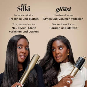 Multistyler Shark Glam cu 5 accesorii, hitzekontrollierte ceramica, finisaj lucios - Img 5