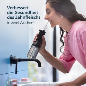 Munddusche Philips Sonicare Power Flosser 3000, negru, 250 ml, 2 programe de curatare - Img 5