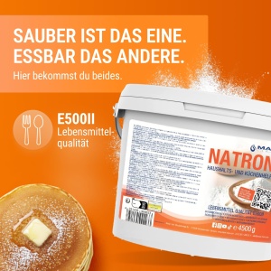 Natrion Pulver Maxxi Clean 4,5 kg - Pulbere pentru Coacere si Curatenie, Fara Aditivi - Img 4