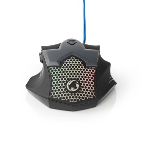 NEDIS Gaming Mouse - Cu fir - 800/1200 / 1600/2400 DPI - DPI reglabil - Numar de butoane: 7 - Dreptaci - 1,50 m - LED - Img 2