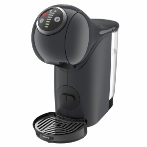 NESCAFE Dolce Gusto Genio S Plus by KRUPS, aparat de cafea cu capsule, espresso boost, selectare temperatura, bauturi calde si reci, presiune pompa de 15 bari, rezervor de apa de 0,8 l, 1500 wati, Cosmic Grey, KP340B - Img 1