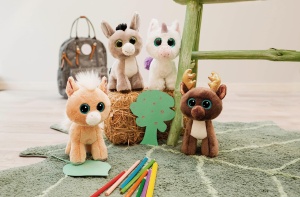 NICI Glubschis Pony Miss Cinnamon 17cm Bej Jucarie din Plus - Img 6